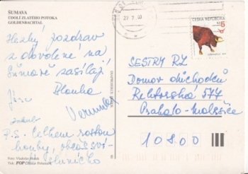 Böhmerwald - „Údolí Zlatého potoka“ 2000 95 006 ●